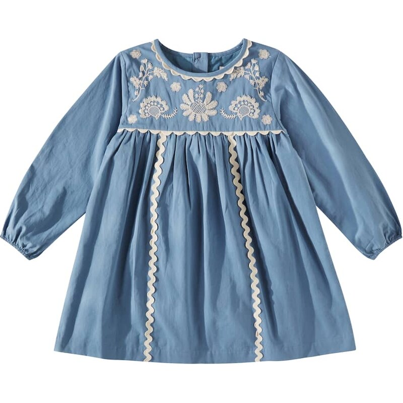 Louise Misha Linoa embroidered cotton dress