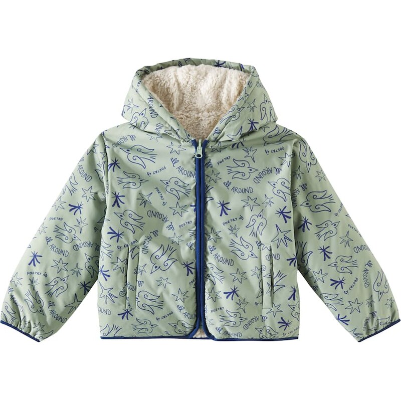 Louise Misha Jules reversible printed jacket