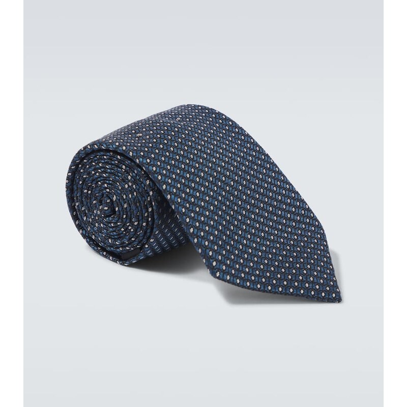 Zegna Silk jacquard tie