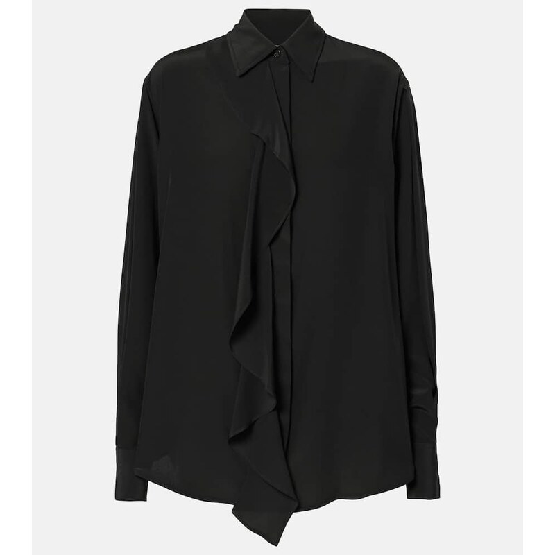 Victoria Beckham Ruffled silk blouse