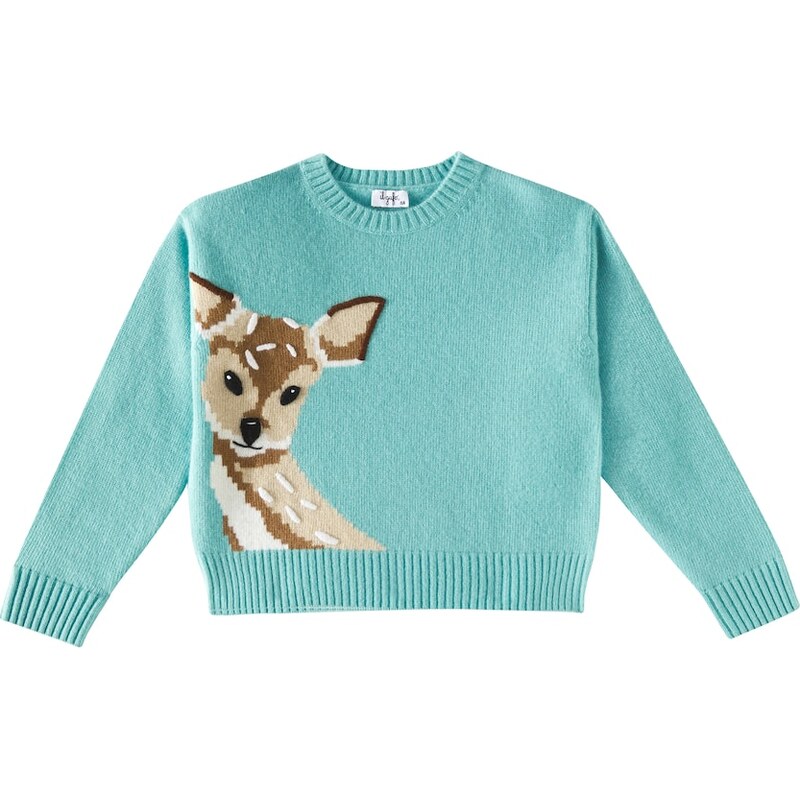 Il Gufo Intarsia virgin wool sweater