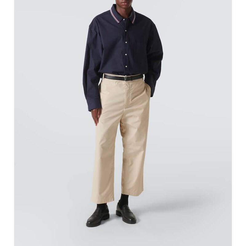 Modrá pánská košile z bavlny od Thom Browne