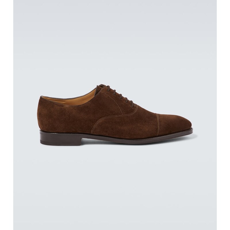John Lobb City II suede Derby shoes