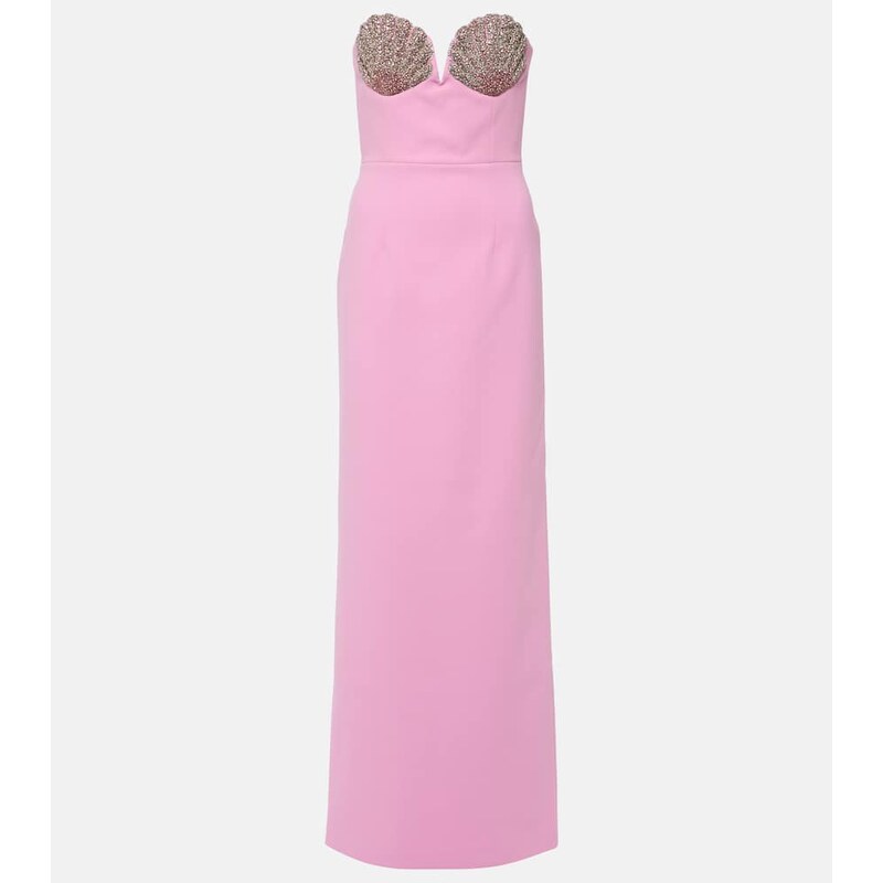 Rebecca Vallance Cordelia embellished strapless gown