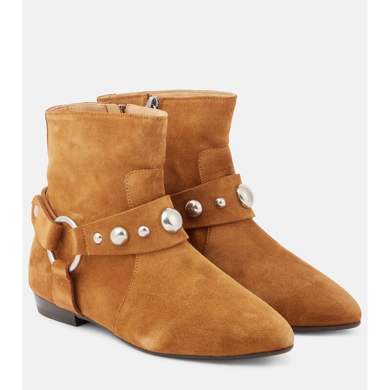 Isabel Marant Siago embellished suede ankle boots