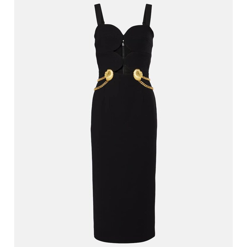 Rebecca Vallance Chelsea embellished cutout bustier dress