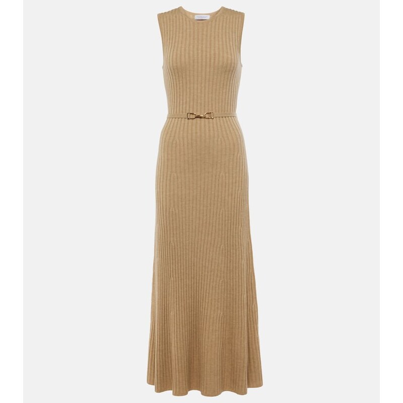 Gabriela Hearst Wool and cashmere midi dress