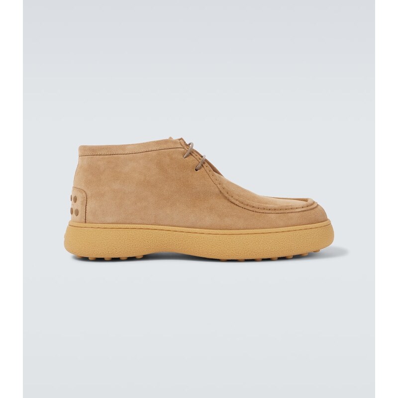 Tods Suede lace-up boots