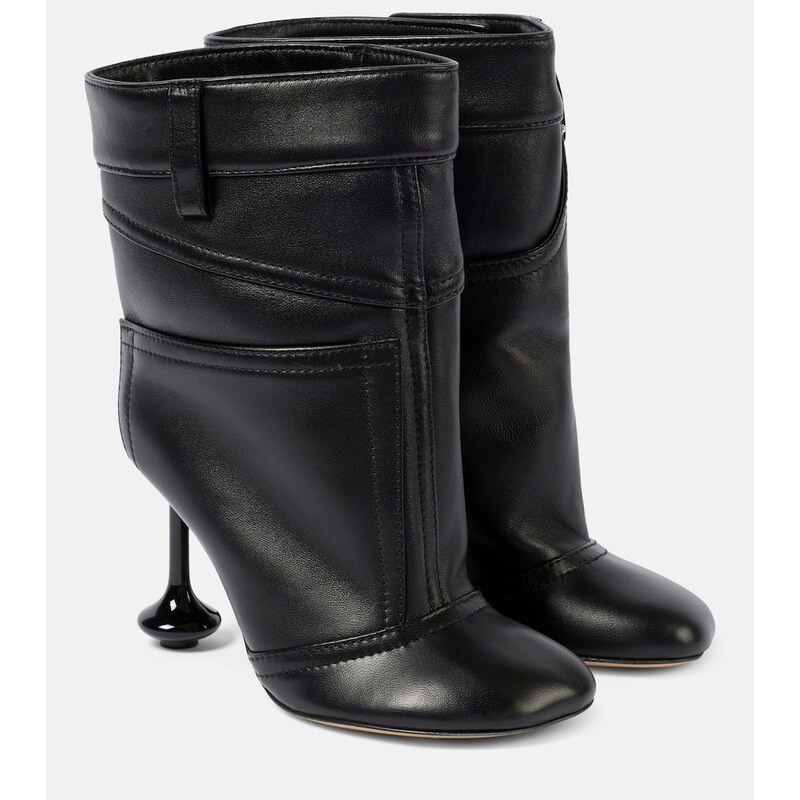 Loewe Toy Panta 90 leather ankle boots