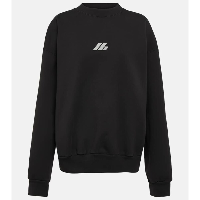 Balenciaga Crewneck cotton jersey sweatshirt