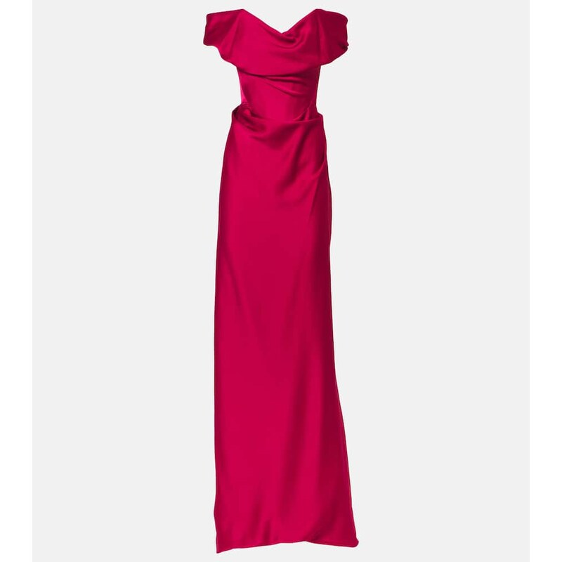 Vivienne Westwood Nova Cocotte satin corset gown