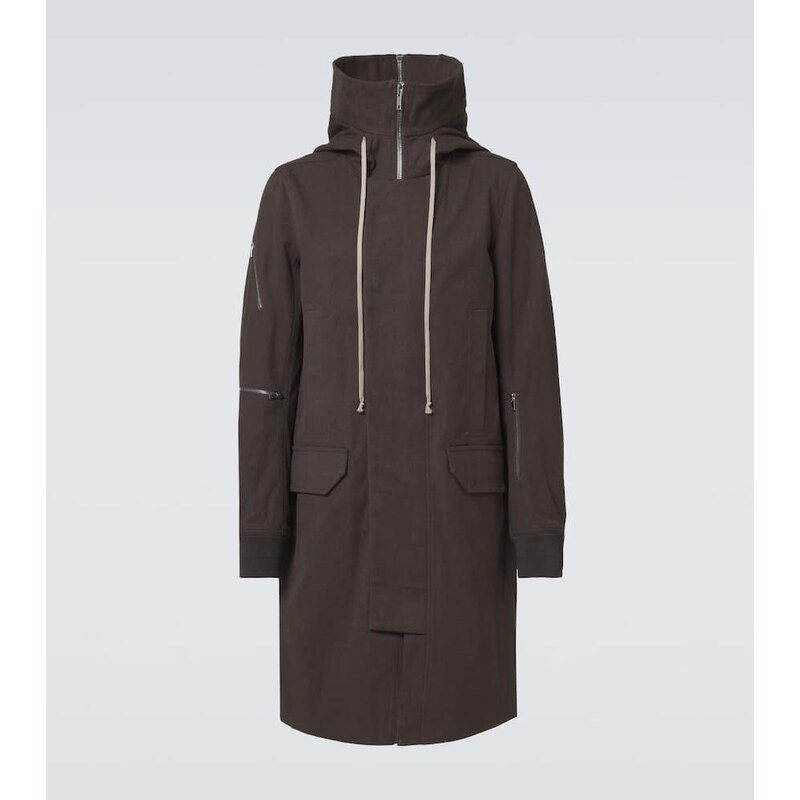 Rick Owens Oversized cotton coat