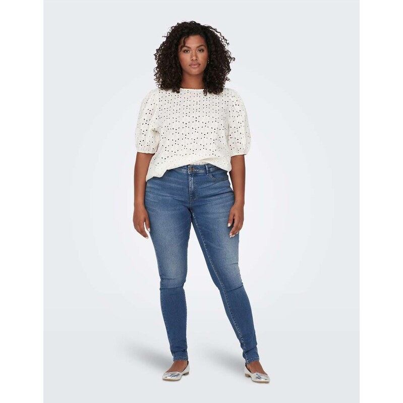 ONLY Skinny fit jeans in medium blue denim