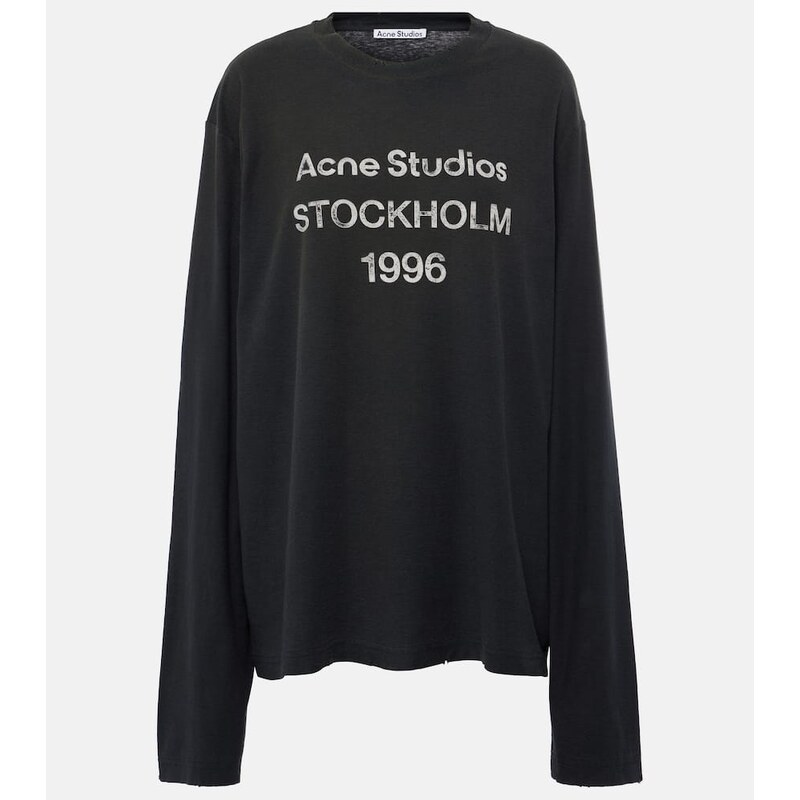 Acne Studios Logo cotton-blend T-shirt