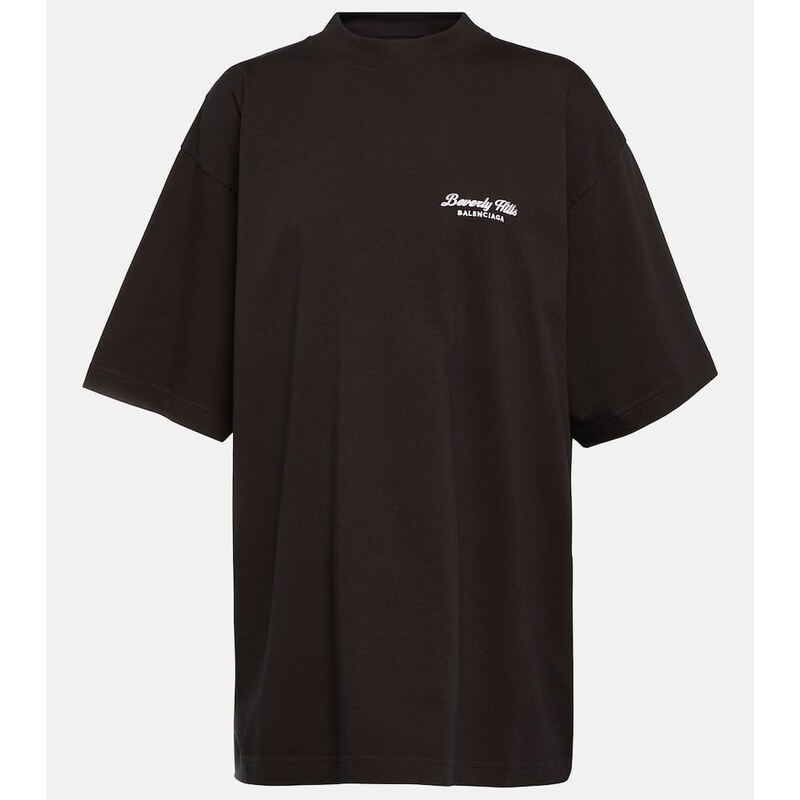 Balenciaga Printed cotton jersey T-shirt