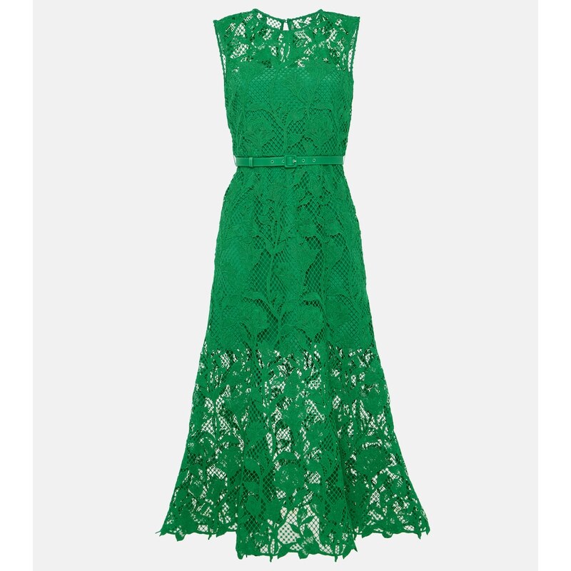 Self-Portrait Lace midi dress
