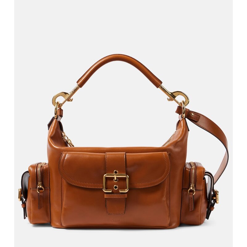 Kůžová kabelka Chloé Medium v barvě Clay Brown