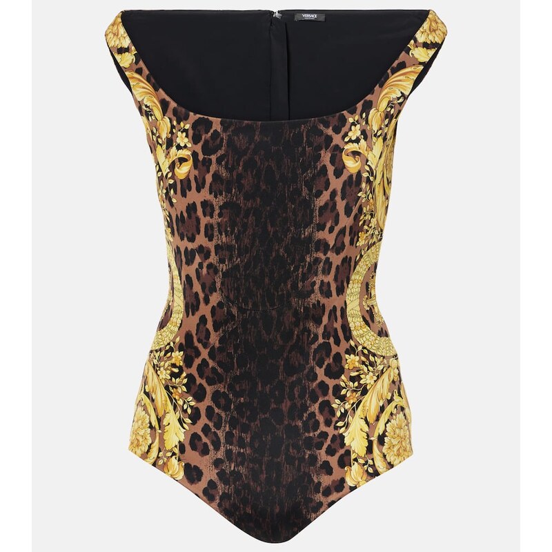 Versace Barocco silk bodysuit