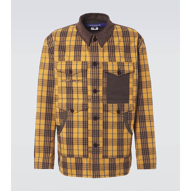 Junya Watanabe Checked cotton flannel jacket
