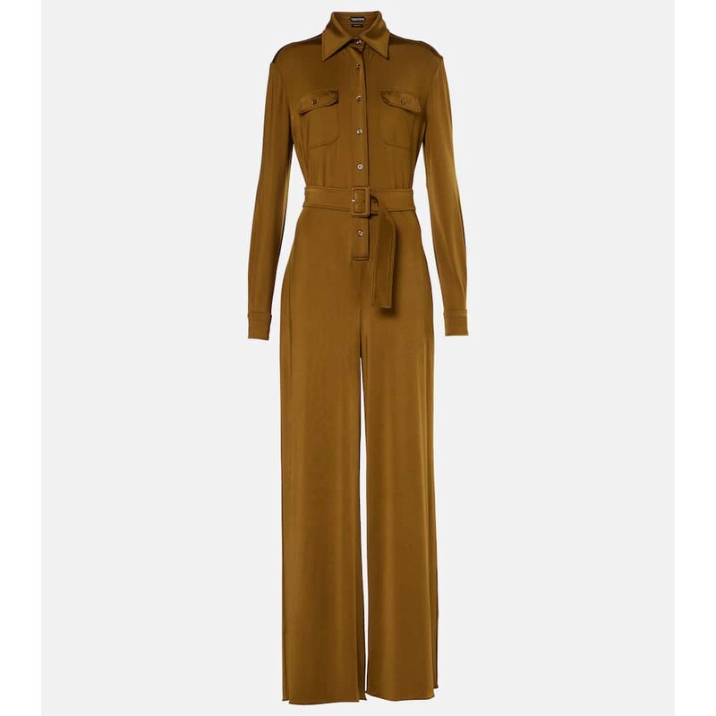 Tom Ford Satin jersey jumpsuit