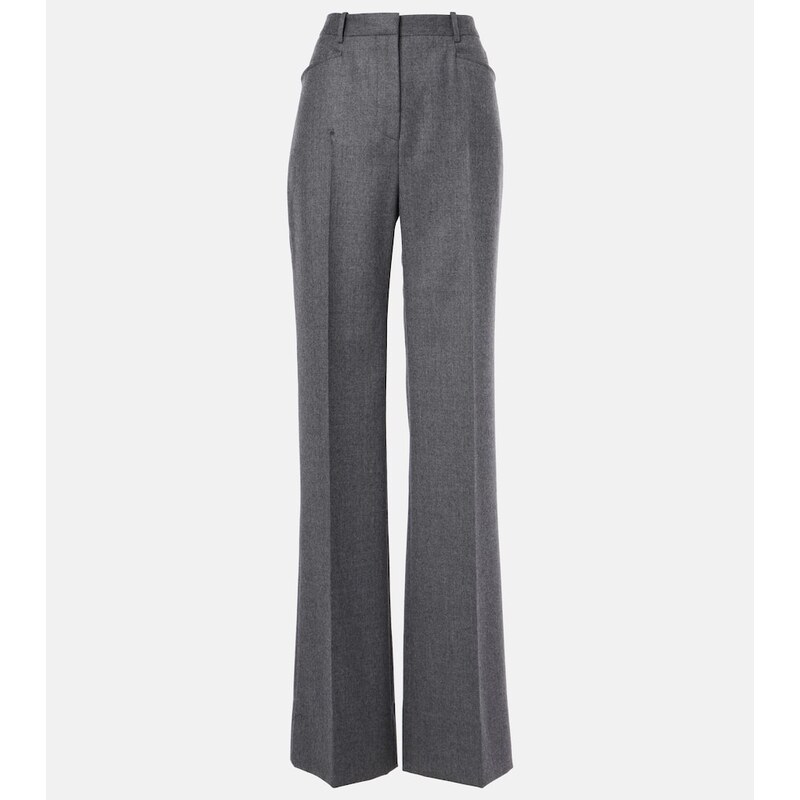 Tom Ford High-rise wool twill bootcut pants