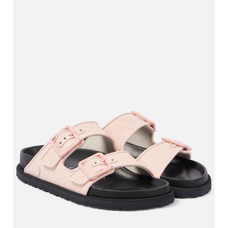 Birkenstock 1774 Arizona Luxe raffia sandals