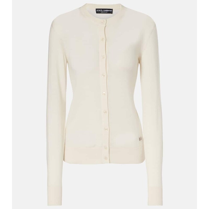 Dolce&Gabbana DG cashmere and silk cardigan