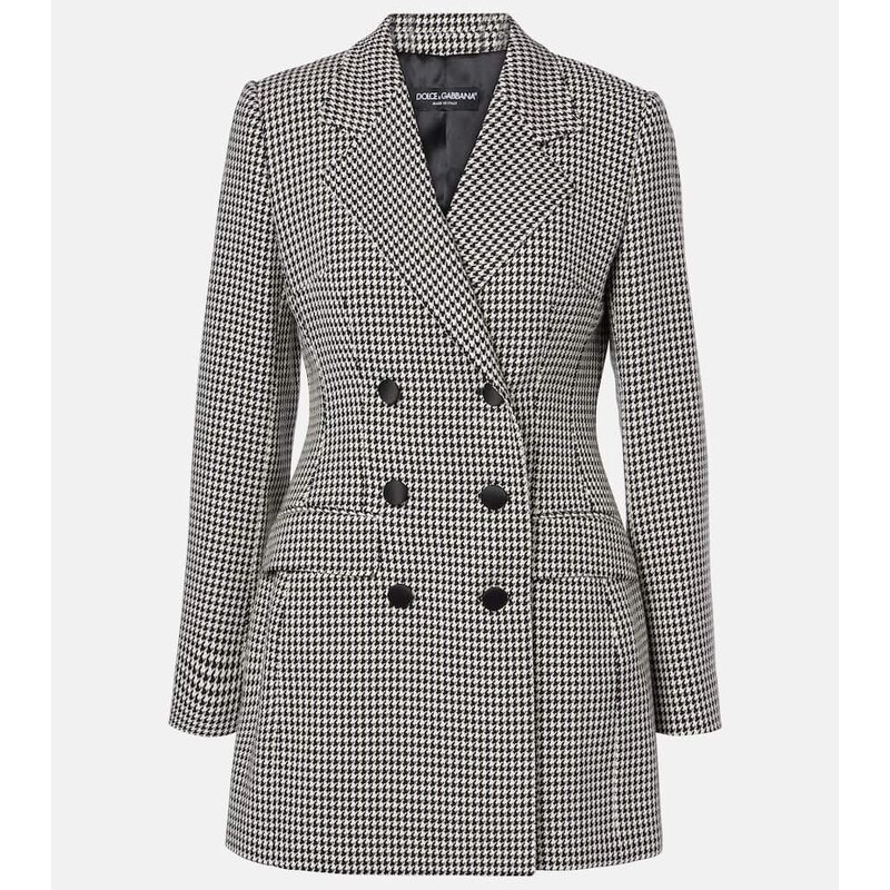 Dámská saka Dolce&Gabbana Houndstooth v barevném motivu