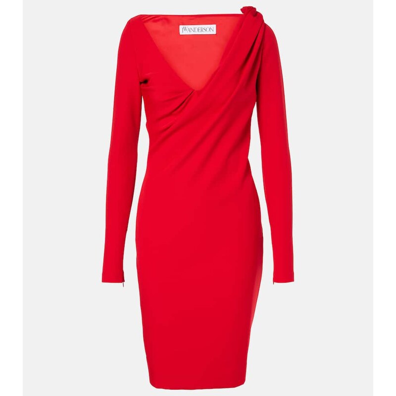 JW Anderson Draped midi dress