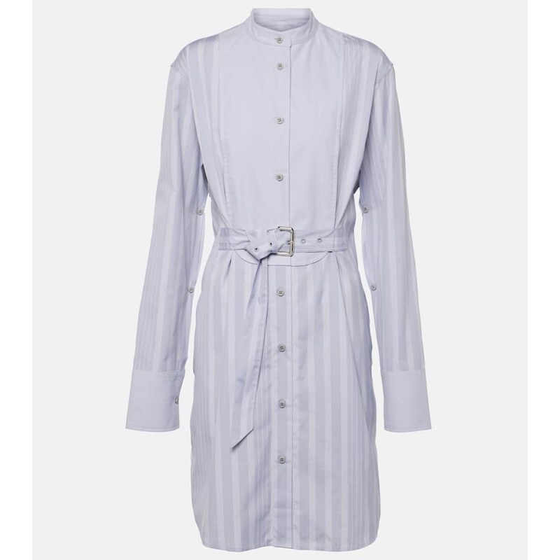 JW Anderson Striped cotton shirt dress