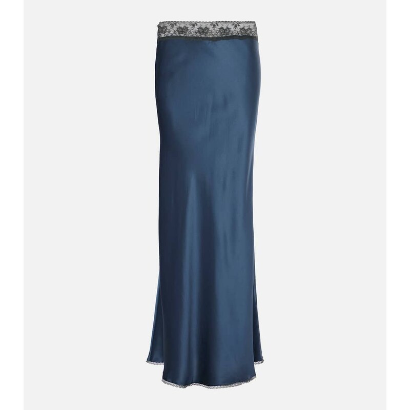 SIR Aries silk maxi skirt