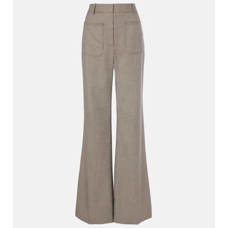 Nili Lotan Christophe virgin wool flared pants