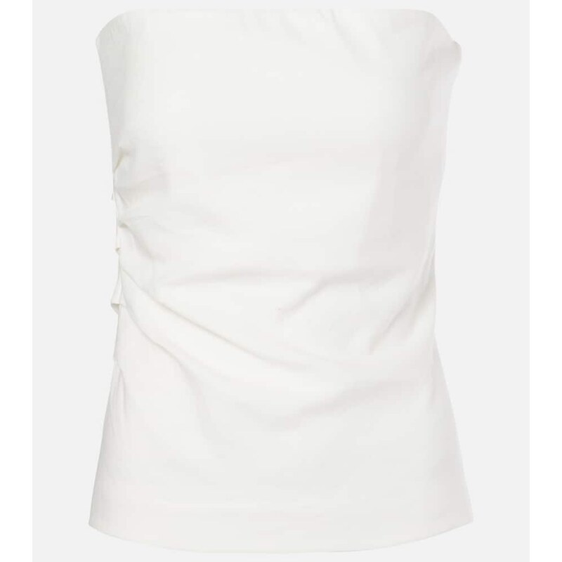 SIR Dorian linen-blend tube top