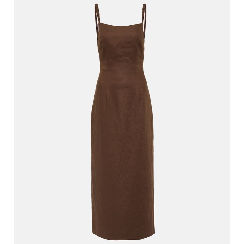 SIR Primrose ruched cotton minidress