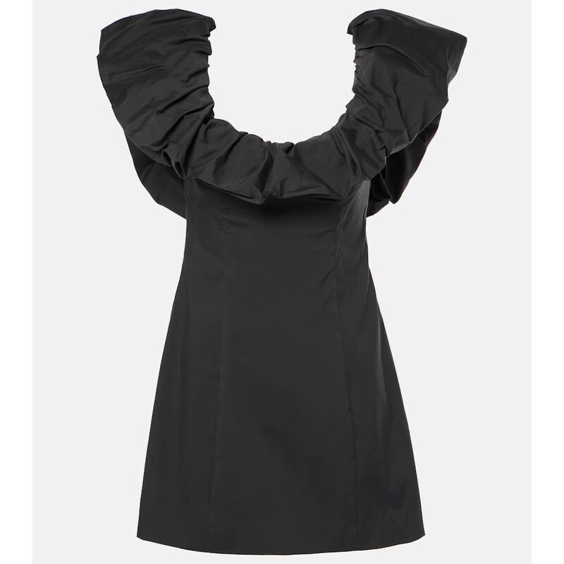 SIR Jones ruffled cotton-blend minidress