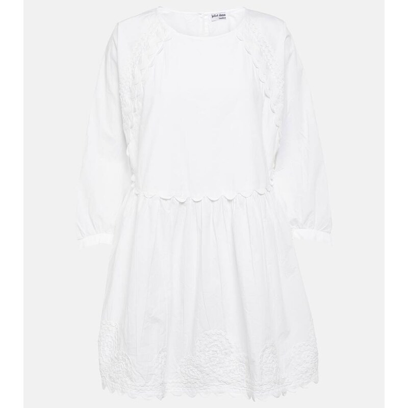 Juliet Dunn Cotton poplin minidress