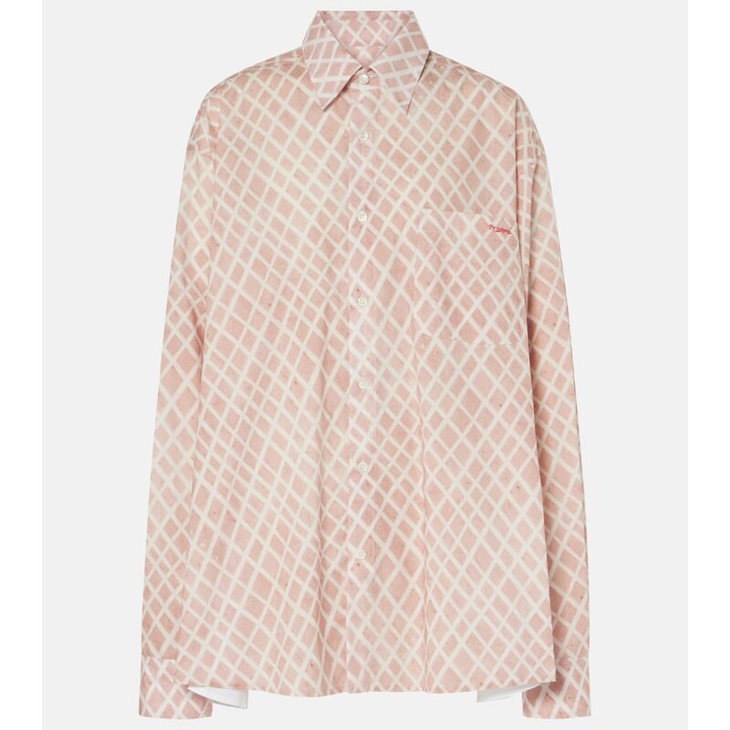 Marni Checked cotton poplin shirt