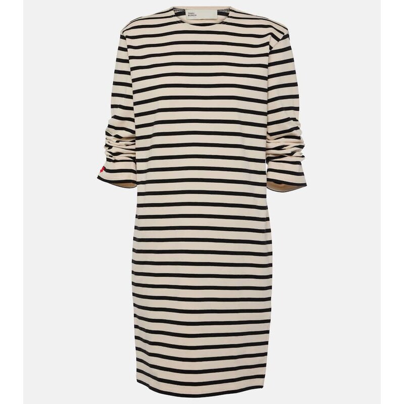 Tory Burch Striped cotton minidress
