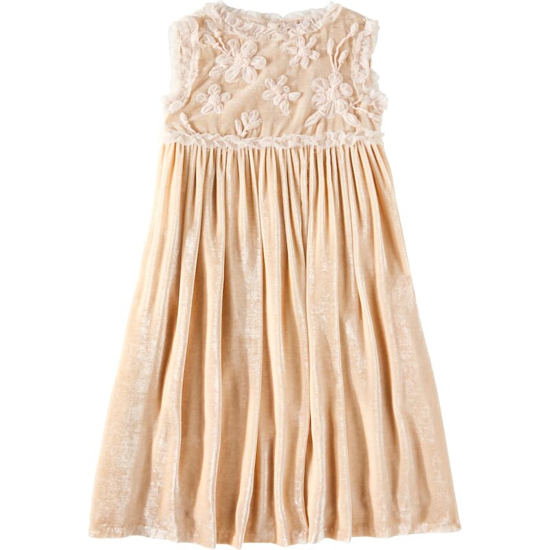 Bonpoint Giulia embroidered velvet dress