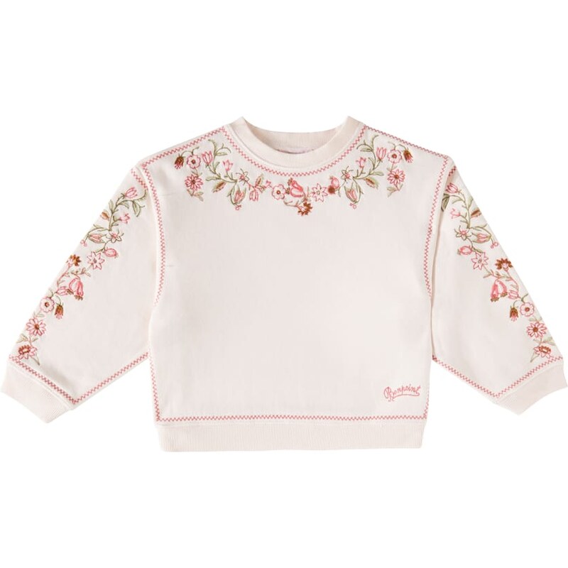 Bonpoint Dolores embroidered cotton sweatshirt