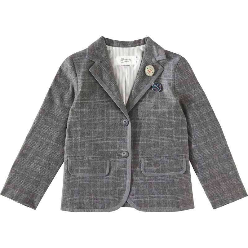 Bonpoint Ginevra checked flannel blazer