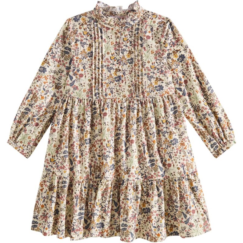 Bonpoint Gwyneth floral cotton corduroy dress
