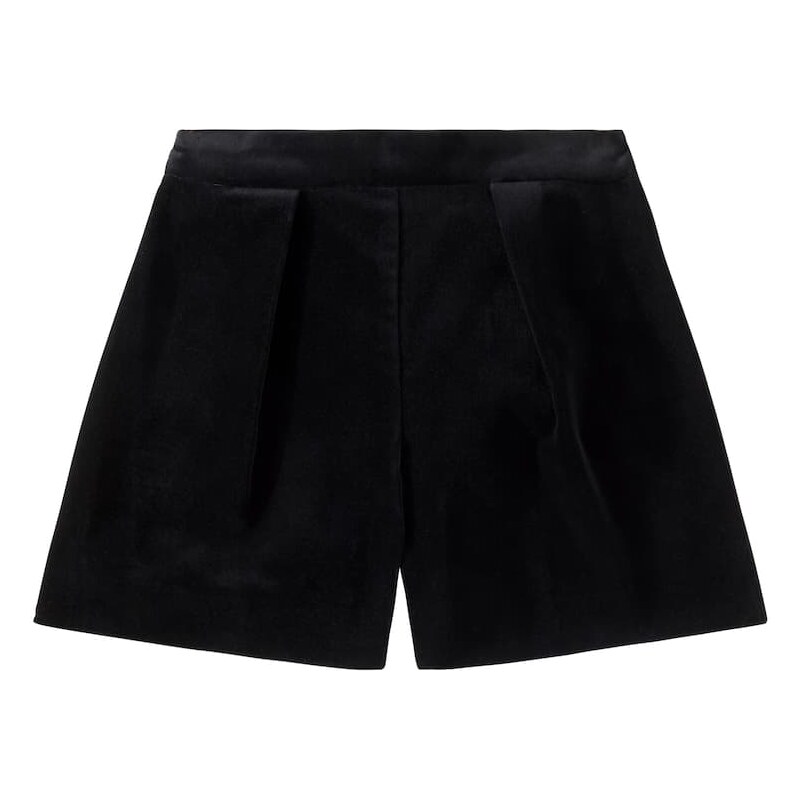 Bonpoint Flash cotton velvet shorts