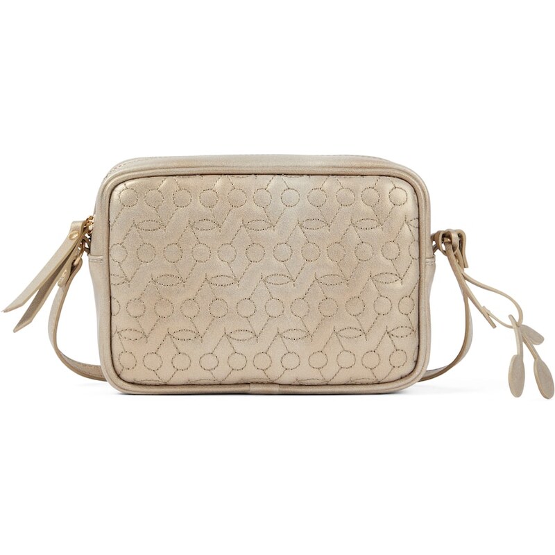 Bonpoint Alimos metallic leather shoulder bag