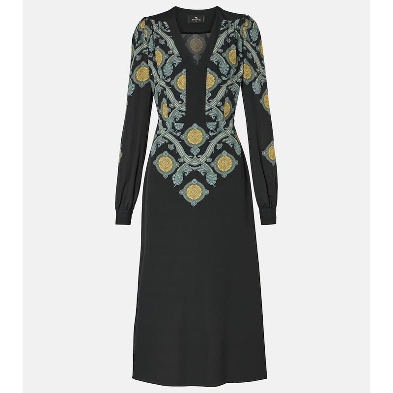Etro Printed midi dress