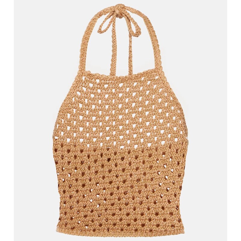 Etro Crochet cotton top