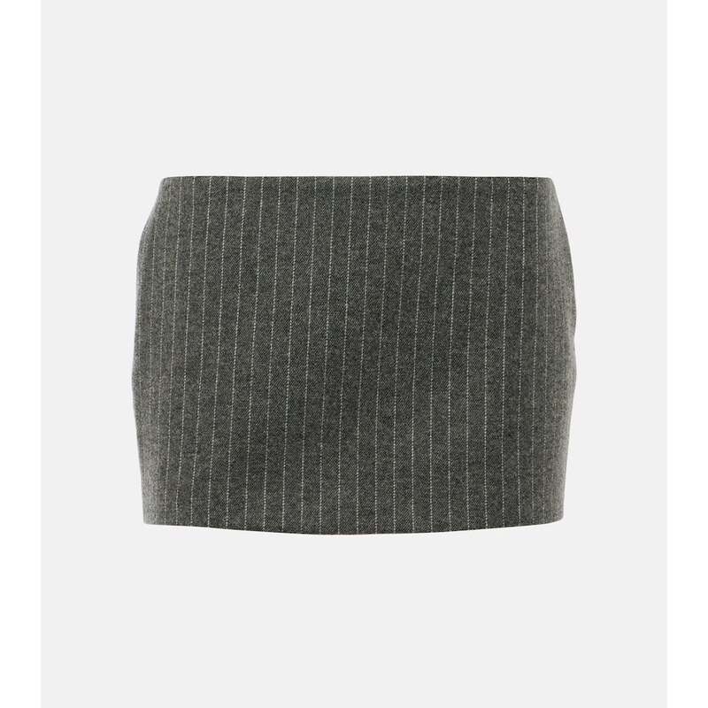 Alex Perry Pinstripe low-rise miniskirt