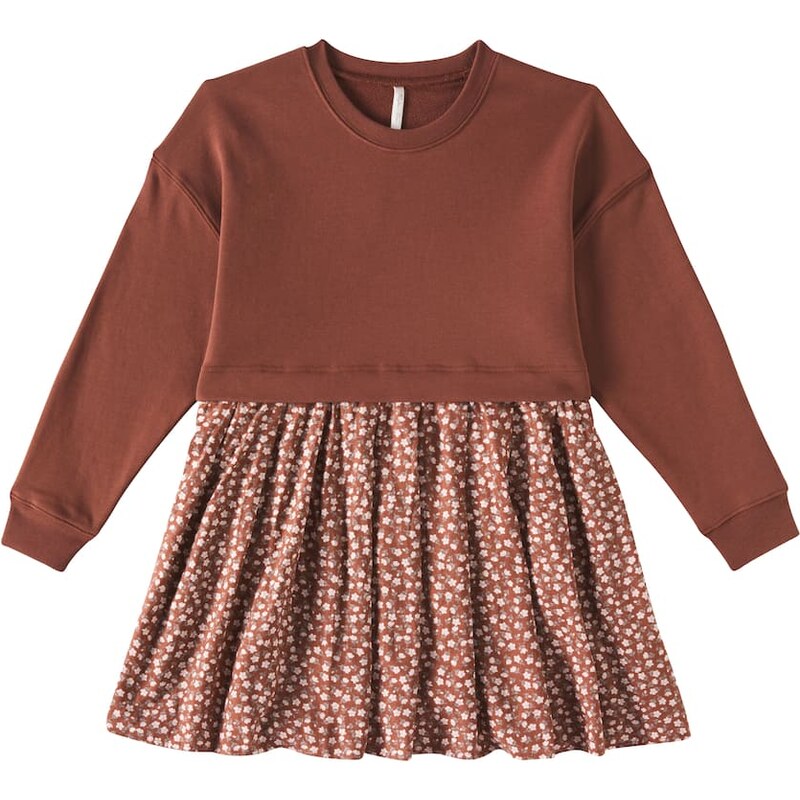 Rylee + Cru Rosette cotton-blend dress