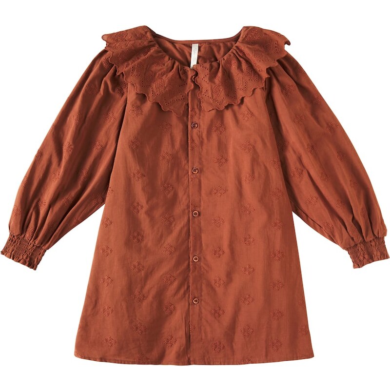 Rylee + Cru Colette ruffled cotton dress
