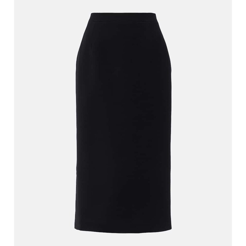 Alessandra Rich Wool midi skirt